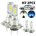 thumbnail image 1 of 6000K/8000K Super Bright H7 LED Headlight Bulbs Kit High Low Beam, 1 of 9