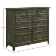 thumbnail image 4 of Intercon San Mateo 11-Drawer Gentlemen's Chest, Gray, 4 of 4