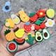 thumbnail image 2 of 1 pieza de adornos para zapatos de PVC con forma de plátano, fruta, durian, aguacate, accesorios para zapatos de jardín, decoración, pulsera, mochila, regalo de fiesta, 2 of 5