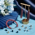 thumbnail image 2 of 24pcs 4 Colors Vacuum Plating Column End Cap Metal Cord Ends Bead Caps for DIY Jewelry Making, 2 of 9