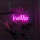 thumbnail image 1 of Letreros de Neón Led, Luz de Noche de Decoración con Forma de Letra Hello con USB O Batería, Regalo Creativo para Novia, Ni?os y Familia, para Decorar Sala de Estar, Dormitorio Accesorios De Luz Octpeak NO, 1 of 7