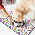 thumbnail image 2 of Dog Food Mat 16x24 Inch Tropical Pineapple Pattern Pet Feeding Mat, Waterproof, Absorbent, Non-Slip, Quick Dry, Easy Clean Mat for Kitchen and Bathroom, 2 of 6