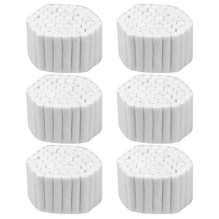 Dental Cotton Rolls - 100% High Absorbent Rolled Cotton for Mouth and Nose  - #2 Medium 1.5 Non-Sterile (50)