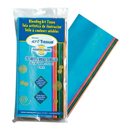 UPC: 0029444585065 | Spectra Art Tissue – Craft material – 20 in x 30 in – 20 sheets – assorted – tissue paper