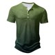 thumbnail image 5 of Camisas de Manga Larga para Hombres Mezcla de Polialgodón Sólido, Cuello Redondo Casual Botón Abajo Blusa para Invierno, Moda Y Uso Diario, 5 of 5