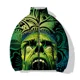 thumbnail image 3 of Tops de invierno para hombre Abrigo para hombre Chaqueta de algodón personalizada con estampado de corazón mecánico y cara verde para hombre Chaquetas Abrigos, 3 of 4