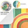 thumbnail image 3 of Yayeee Dish Drying Mat for Kitchen Counter Ultra Absorbent Easy Clean Pad 18x16", Colorful Stripes, 3 of 7