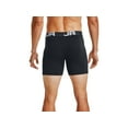 thumbnail image 3 of Under Armour UA Charged Cotton 6in Boxer Briefs 3 Pack - Men's, Black, Large, 13, 3 of 3
