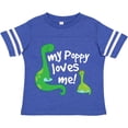 thumbnail image 3 of Inktastic My Poppy Grandpa Loves Me Boys Toddler T-Shirt, 3 of 5