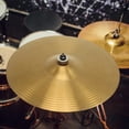thumbnail image 2 of Miangastore 10 Inch Brass Crash Ride Hi-hat Cymbals Brass Cymbal for Players Beginners Percussion Instrument (Golden), 2 of 8