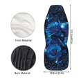 thumbnail image 6 of POLERO Blue Rose Vehicle Seat Covers for SUV Sedan, Set of 2 Decorative Front Seat Cover Stretchable Anti-Slip Car Seat Covers for Front Cushion & Backrest Protector, 6 of 12