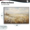 thumbnail image 4 of Stupell Industries Traditional Neutral Land Calmness Gray Framed Giclee Art, 24 x 16, by Creative Studio, 4 of 8
