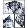 thumbnail image 5 of HAPPY BAY Men's Hawaiian Summer Beach Shirts Casual Short Sleeve Shirts Button Down Shirt Men S Tie Dye Stripes, Black Vacation Party, 5 of 7