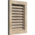 thumbnail image 3 of Ekena Millwork 32"W x 34"H Rectangle Gable Vent (37"W x 39"H Frame Size): Primed, Functional, Smooth Pine Gable Vent w/ Brick Mould Face Frame, 3 of 6
