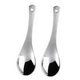 thumbnail image 1 of Stainless Steel Soup Spoon Large Capacity Spoon Silver Mirror Polished Flatware, 1 of 9