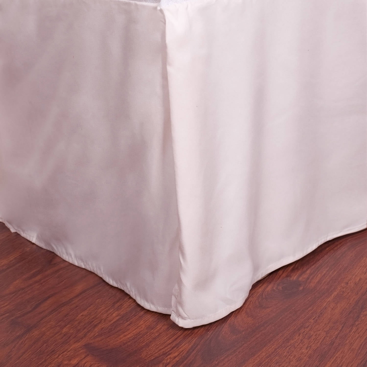 14” Tailored Drop Pleated Egyptian Solid Bedskirt-Luxury Microfiber Dust Ruffle 