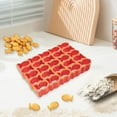 thumbnail image 3 of 25-Piece Mini Fish Cookie Cutter Set, Stainless Steel Baking Molds for Fondant Pastry Crafting - 25 Grids/Goldfish Shape/Orange Red, 3 of 7