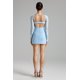 thumbnail image 3 of Vestido Bellabarnetten Urania Flower Encaje Recortado Azul, 3 of 3