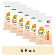 (6 pack) Little Bellies Organic Sweet Potato Pick-Me Sticks, Baby & Toddler Puff Snack, Age 7 Months, 0.56 oz
