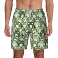 thumbnail image 3 of Uemuo Cute Frog Pattern Mens Swim Trunks Quick Dry Board Shorts with Mesh Lining, Stretch Beach Shorts Quick Dry No-Chafing Board Shorts-Medium, 3 of 9
