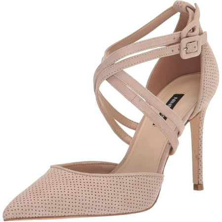 NINE WEST Womens Festa Pump 10 Nude