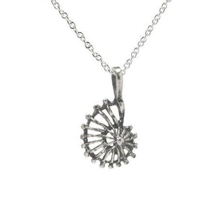 Sterling Silver Nautilus Shell Pendant Necklace 18 Walmart Canada