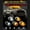Multicolor, variant on Amber Teardrop Cab Light 16LED Cab Marker Light 5pcs Front Rear Top Clearance Roof Running Light with Wiring Pack for Trucks, Vans, Pickups, semis and RVs