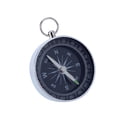 thumbnail image 3 of Brújula de Bolsillo Portátil Plateada, Ligera, Bisel Giratorio de 360 ​​Grados, Deportes de Senderismo para Acampar Al Aire Libre, Carcasa de Aluminio Duradera, 3 of 7