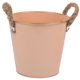 thumbnail image 5 of IFANLANDOR Maceta Metálica Rosa Estilo Retro Para Plantas Ideal Para Jardín Y Hogar, 5 of 8