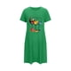 thumbnail image 4 of Camisón corto de talla grande para mujer, camisón de manga corta con estampado de pecho a la moda, camisón para mujer, 4 of 5