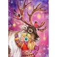 thumbnail image 1 of Pintura de diamante 5D ZHAOCHENG ciervos de Navidad personalizada 12X16 pulgadas, 1 of 5