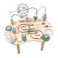thumbnail image 1 of Mazón de cuentas de madera Juguete PRERION de APRENDIZAJE de APRENDIZACIÓN Cognitivo Círculo Educativo de Madera para edades de 0 a 3 años Niñas para, 1 of 9