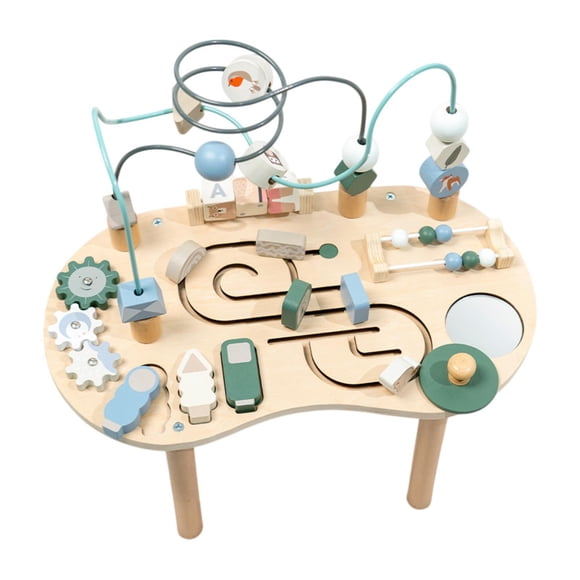 Mazón de cuentas de madera Pacle de juguete Beads Color Percepción Percepción preescolar Círculo educativo para niños Niños Niños