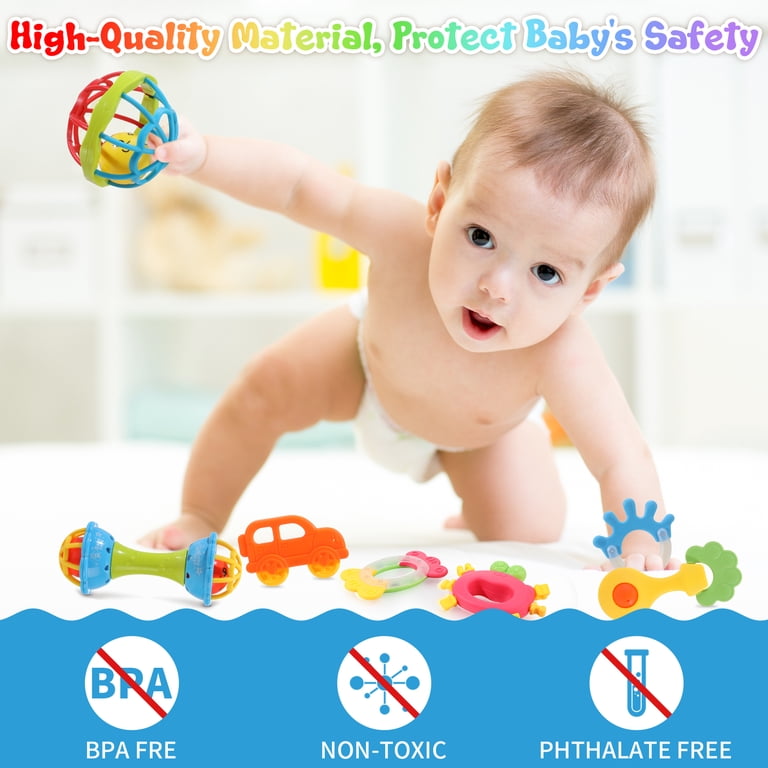 Kaboer 18-Piece Baby Rattles and Teethers Set photo 5