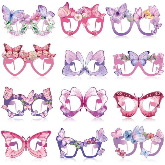 Anteojos de papel Party Favors Harrycle Butterfly, 36 unidades