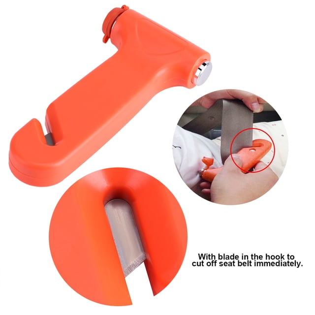 Cortador de cinturón de seguridad, martillo de seguridad, martillo salvavidas de rescate de emergencia, rompeventanas, construido para durar