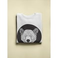 thumbnail image 3 of Bear Head Design. Sweatshirt Men -Image by Shutterstock, Male 5X-Large, 3 of 4