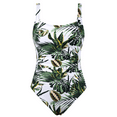 thumbnail image 3 of Hilor Women's One Piece Swimsuits Ruched Tank Swimwear Retro Bathing Suits Monokini, 3 of 8