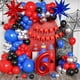 thumbnail image 1 of Kit de arco con forma de globo con diseño de araña para decoración de fiesta de cumpleaños, 1 of 7