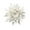Daisy 8.5cm, variant on white color ceramic flower panel Hanging Decoration 3D Artificial Decor Handmade Wall Carnation 8cm