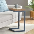 thumbnail image 6 of GDF Studio Ramona Rectangular Firwood C-Shaped Table, Antique, Medium, 6 of 11