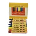 thumbnail image 1 of School Smart Jumbo Crayons, Assorted Colors, Set of 8, 1 of 3