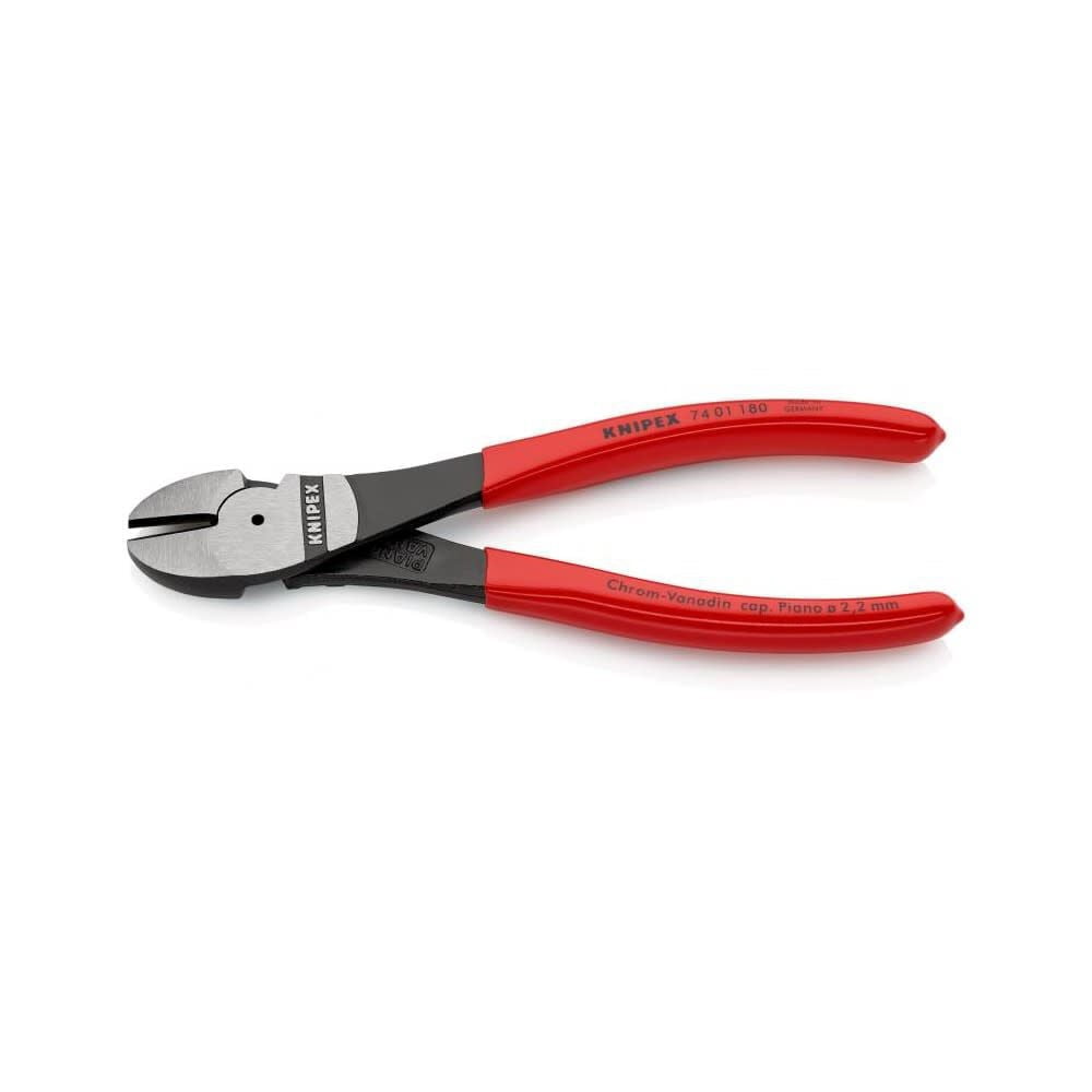 KNIPEX Tools - High Leverage Diagonal Cutters (7401180SBA)
