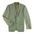 thumbnail image 2 of Tallia Mens Modern Two Button Blazer Jacket, Grey, 44 Regular, 2 of 2