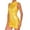 Gold, variant on Women's Patent Leather Dress, Sleeveless Turtleneck Bodycon Mini, Glossy Faux Leather Party Wear, Slim Fit Evening Dress