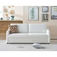 thumbnail image 5 of Merluxy Sofa, Modern Couch with Sleek Curved Armrest, 3 Seater Comfy Couch, Deep Seat Sofa Couch for Living Room, , Boucle White Couch, 5 of 7