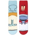 thumbnail image 6 of Cool Socks Mr. Krabs & Squidward Crew Sock SpongeBob Squarepants Nickelodeon 90s Cartoon  for Big, 6 of 6