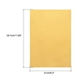 thumbnail image 2 of Uxcell 20 Sheet Gold Transparency 11.7" x 8.2" Printable Vellum Paper, 2 of 7