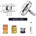 thumbnail image 4 of Adjustable Jar Opener, Stainless Steel Lids Off Jar Opener, Bottle Opener, Can Opener, 4 of 5