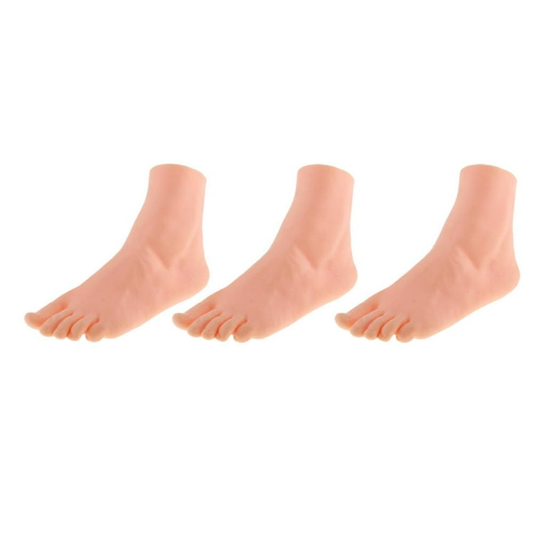 2pcs Silicone Feet Model - Female Silicone Feet Model - Life Size Feet  Silicon Female Model - Foot Mannequin for Shoes Art Sketch Display Model :  : Home